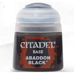 Warhammer Colour Base: Abaddon Black (12ml)