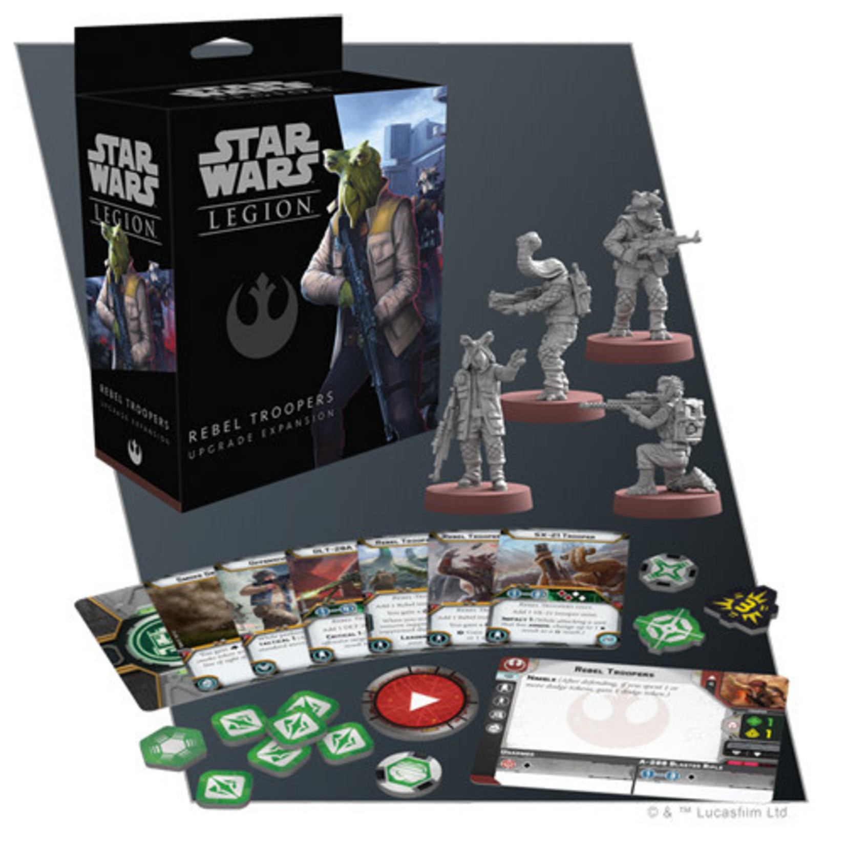 Star Wars Legion: Rebel Troopers Upgrade Expansion