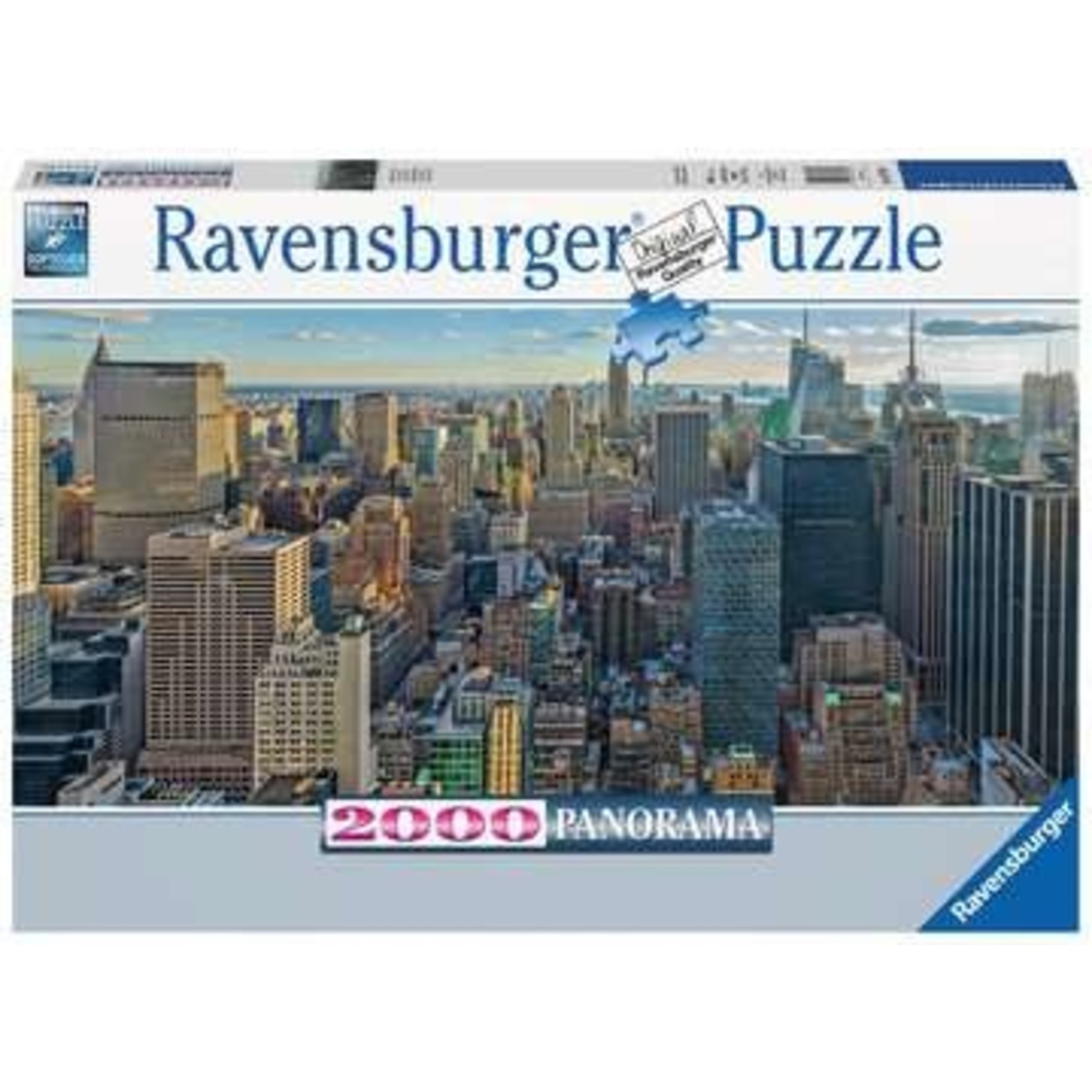 View Over New York 2000 Piece Panorama Puzzle