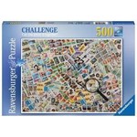 Stamps Challenge 500 Piece Puzzle