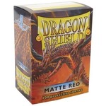 Dragon Shield Sleeves: Solid Color - Matte 100 - Red