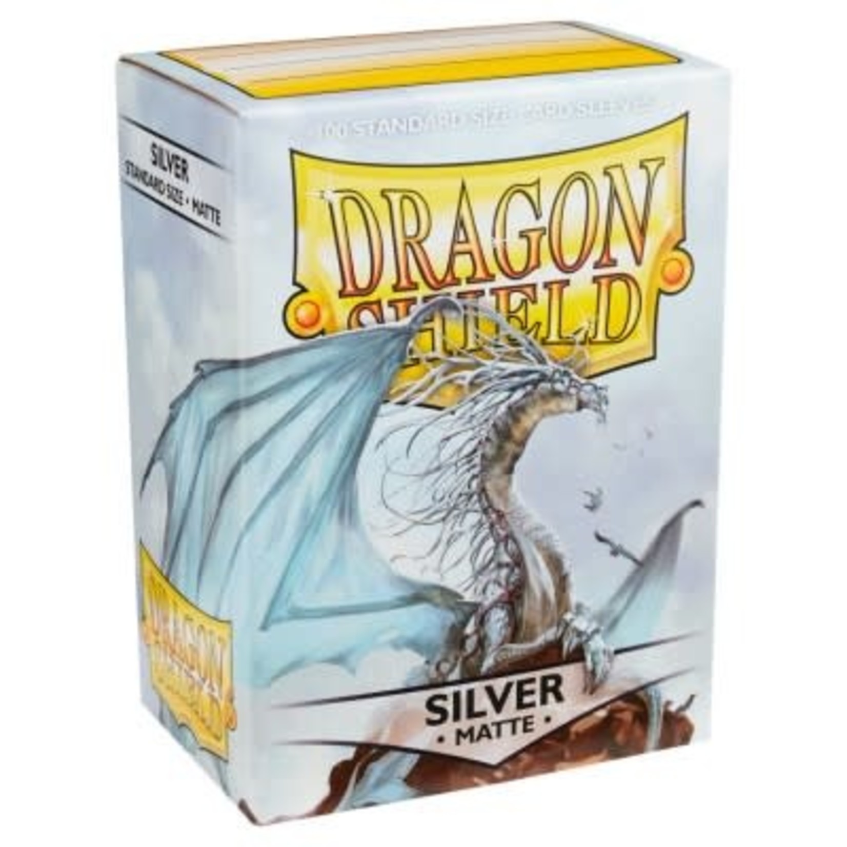 Dragon Shield - Standard Sleeves - Matte - Silver
