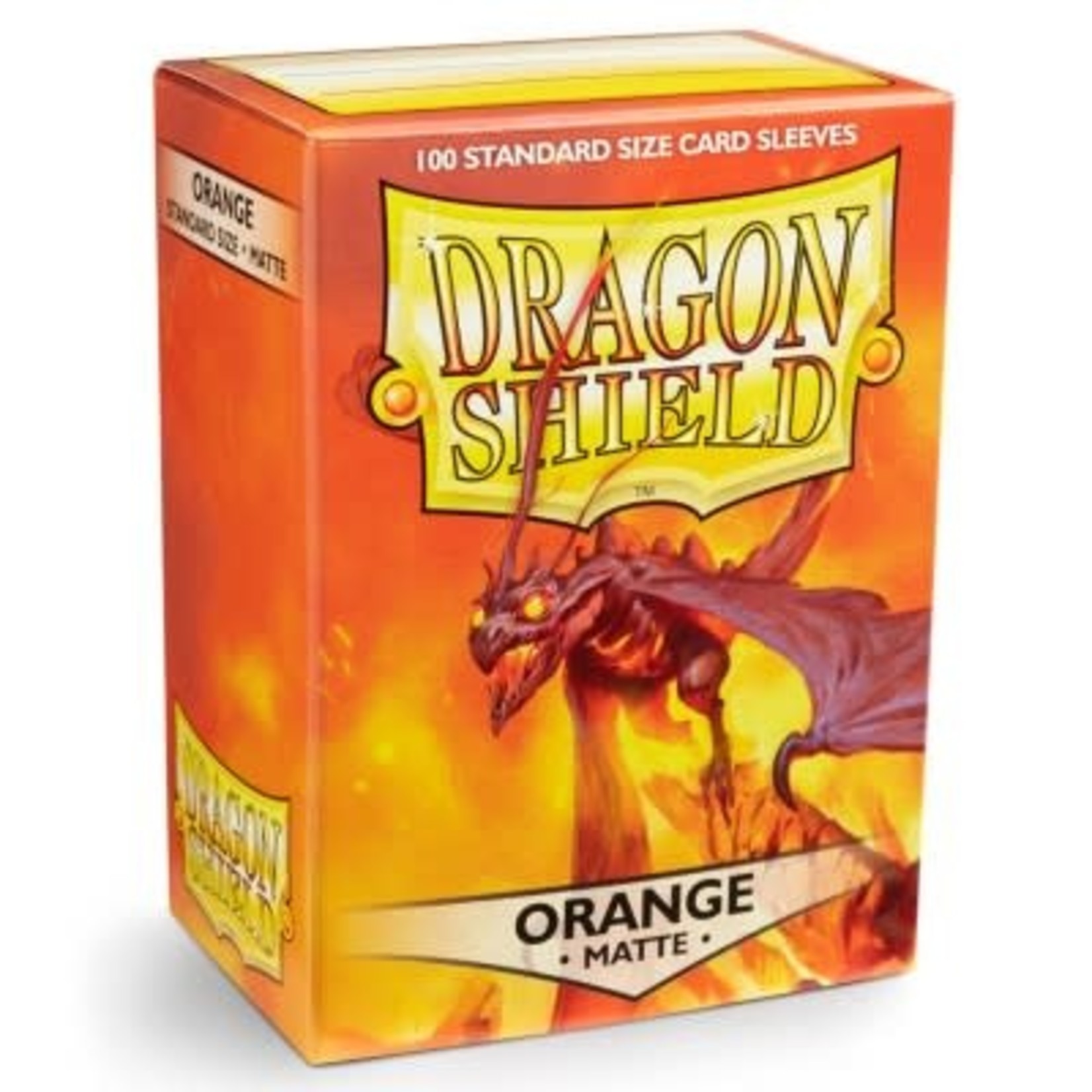 Dragon Shield - Standard Sleeves - Matte - Orange