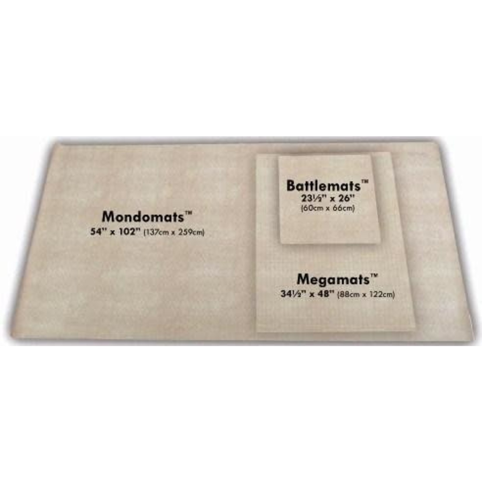 Wet Erase Reversible Battlemat 1" Sq/Hex - 26"