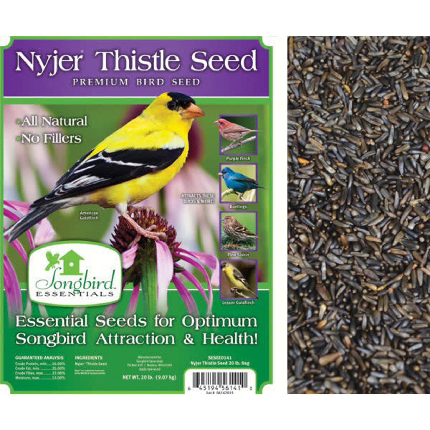 Bird Seed - Nyjer Seed - 5 lbs
