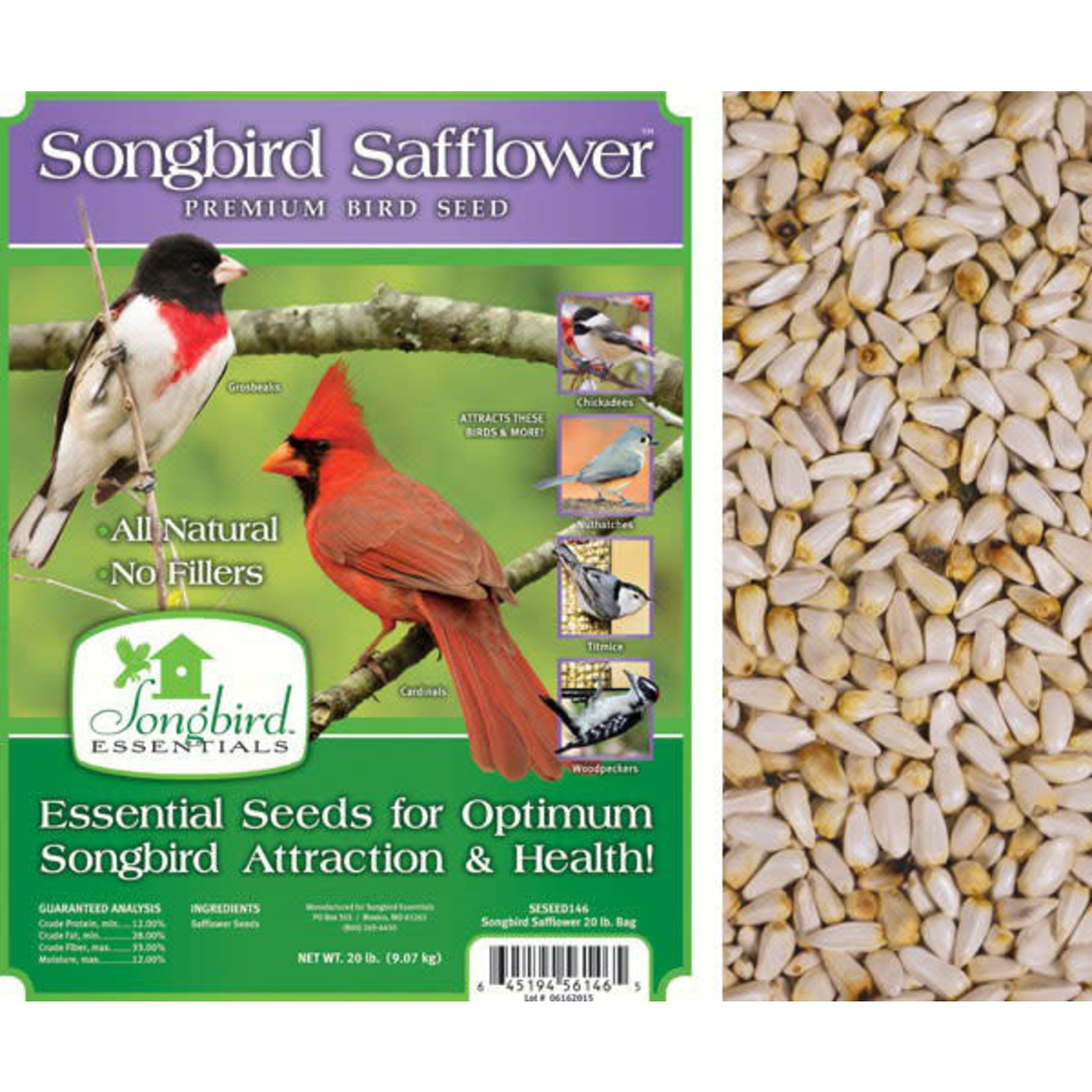 Bird Seed - Safflower - 5 lbs