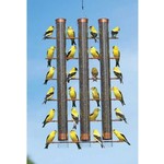 Finches Favorite 3-Tube Feeder - Copper