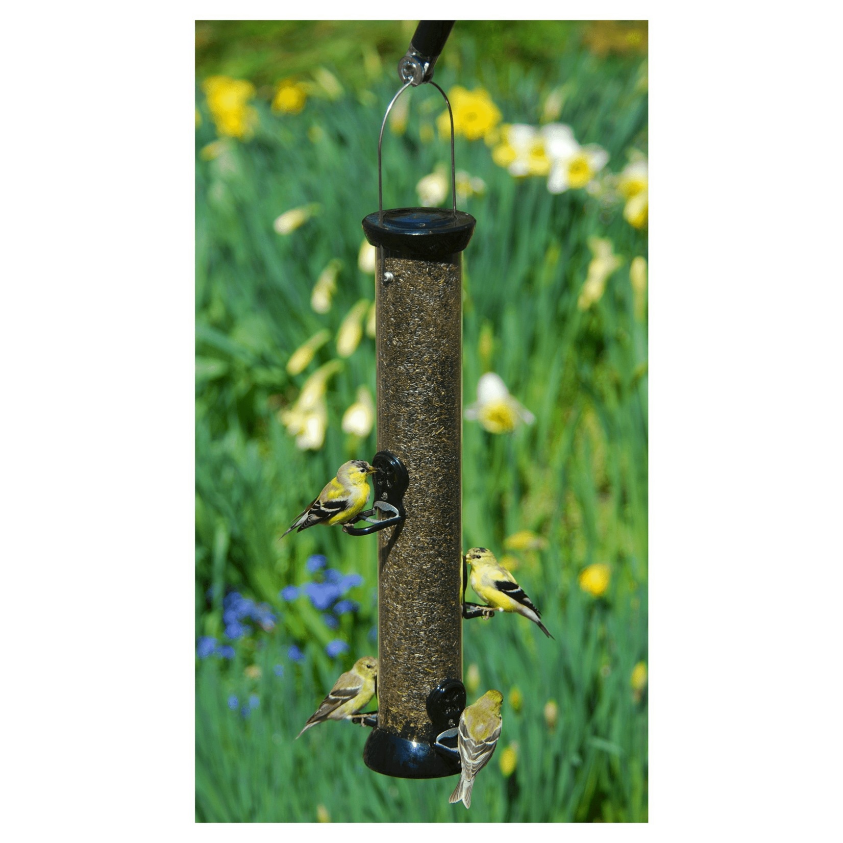 Onyx Clever Clean Nyjer Tube Feeder - 18" Black