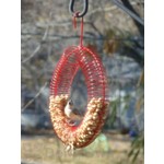 Whole Peanut Wreath Ring - Red