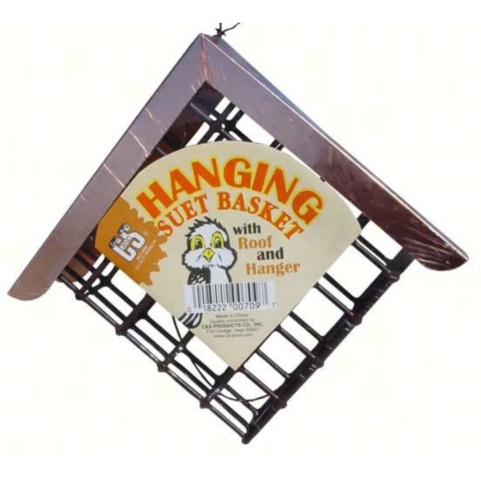 Suet or Seed Cake Feeder - Copper Roof