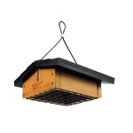 Upside Down Suet or Seed Cake Feeder - Bamboo