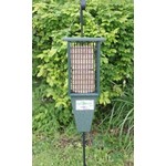 Double Suet or Seed Cake Feeder - Green