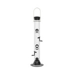 Onyx Clever Clean Sunflower & Mixed Seed Tube Feeder - 24" Black