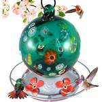 Green Globe Hummingbird Feeder