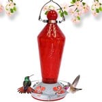 Red Wand Hummingbird Feeder