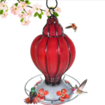 Red Lantern Hummingbird Feeder