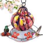 Caged Flower Hummingbird Feeder