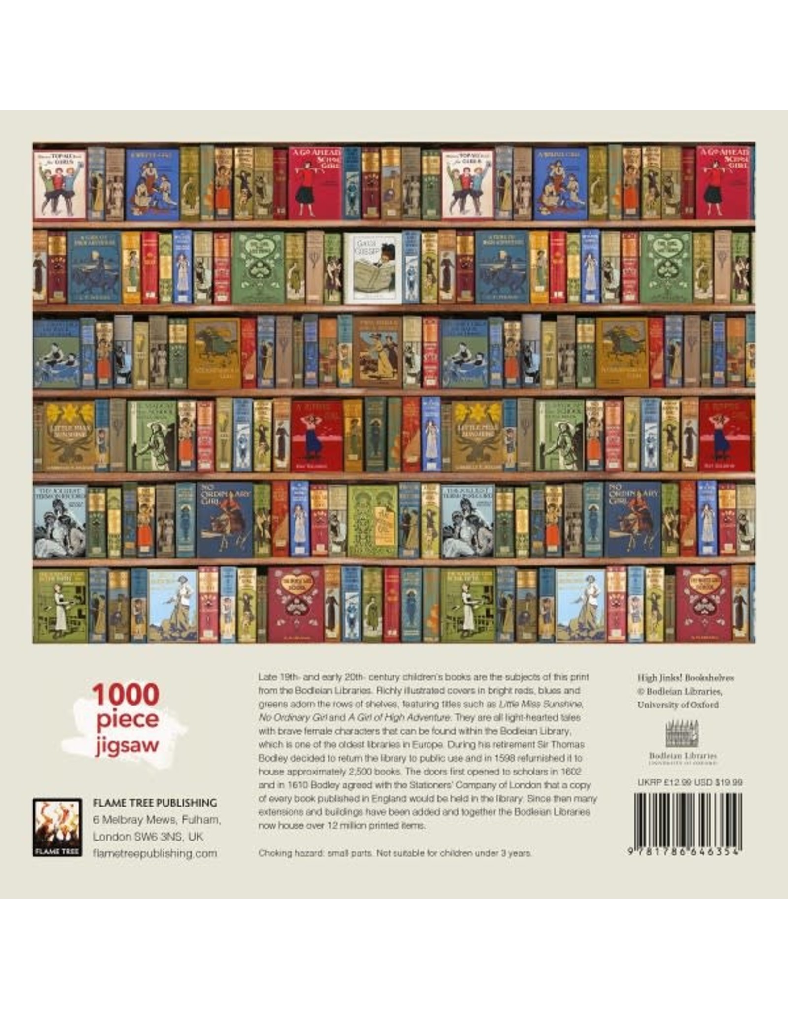 Bodleian Library High Jinks Bookshelves Puzzle 1000 Pezzi | Libreria Vintage
