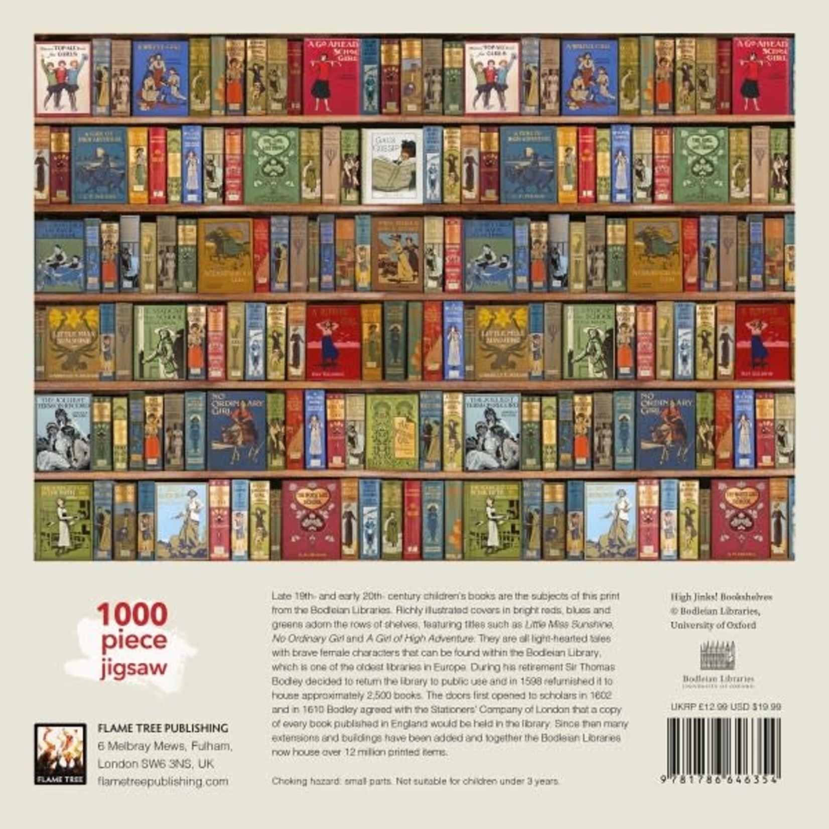 Bodleian High Jinks! Bookshelves 1000 Piece Puzzle