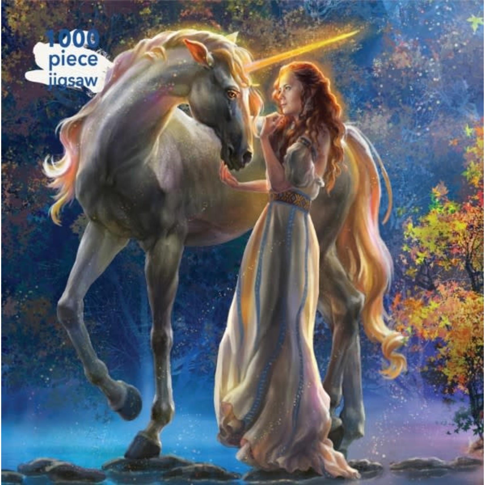 Sophia And The Unicorn By Elena Goryachkina 1000 Piece Puzzle
