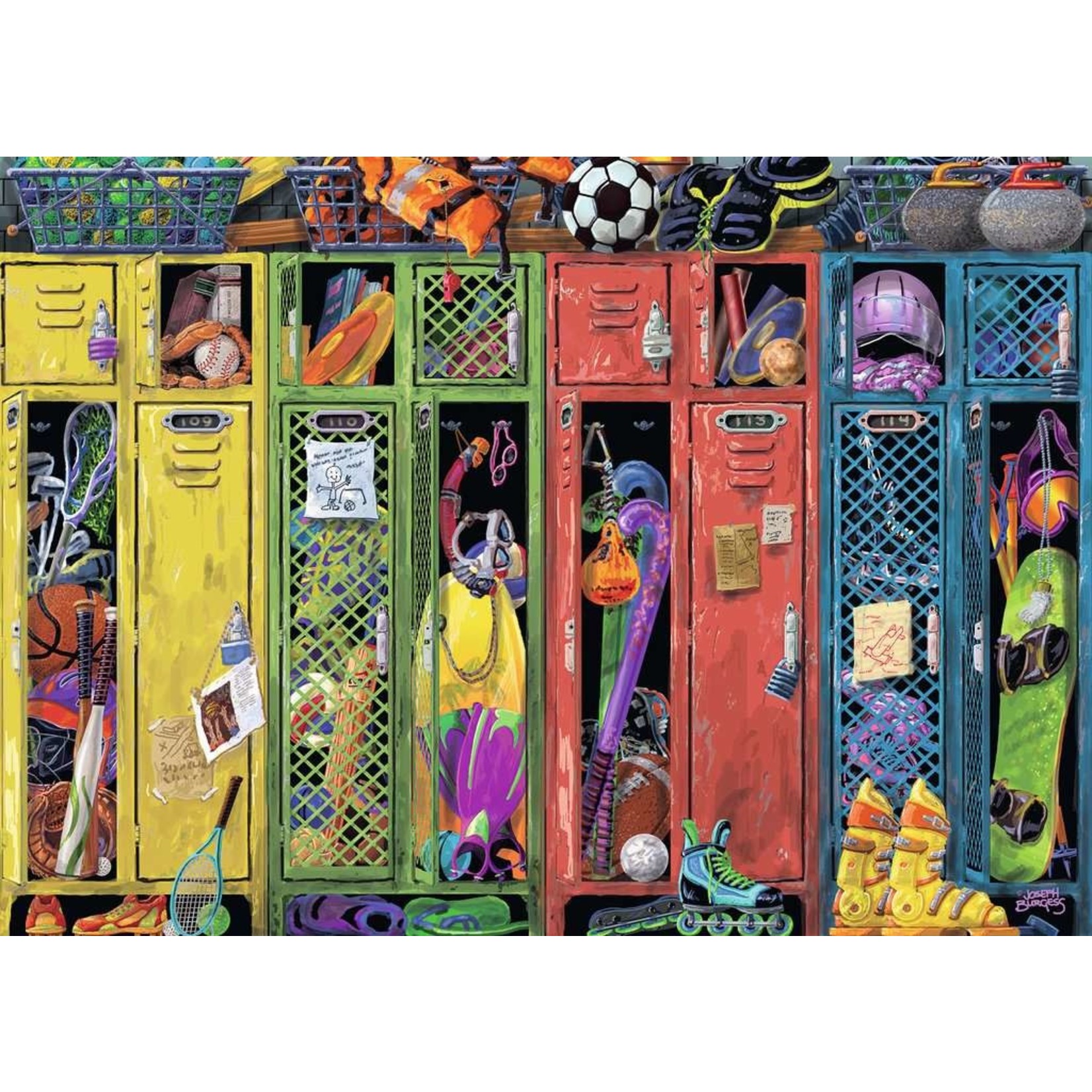 The Locker Room 1000 Piece Puzzle