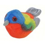 Plush Wildlife: Painted Bunting