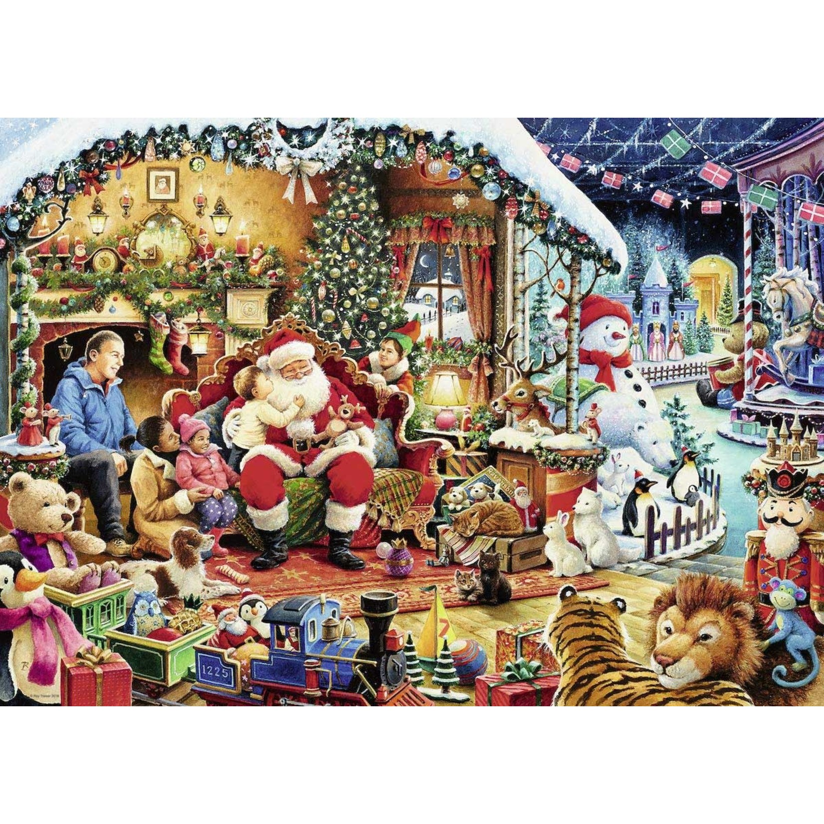 Let's Visit Santa 1000 Piece Puzzle