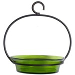 Mosaic Birds Cuban Bowl Hanging Bird Bath or Feeder - Lime