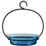 Cuban Bowl Hanging Bird Bath or Feeder - Aqua