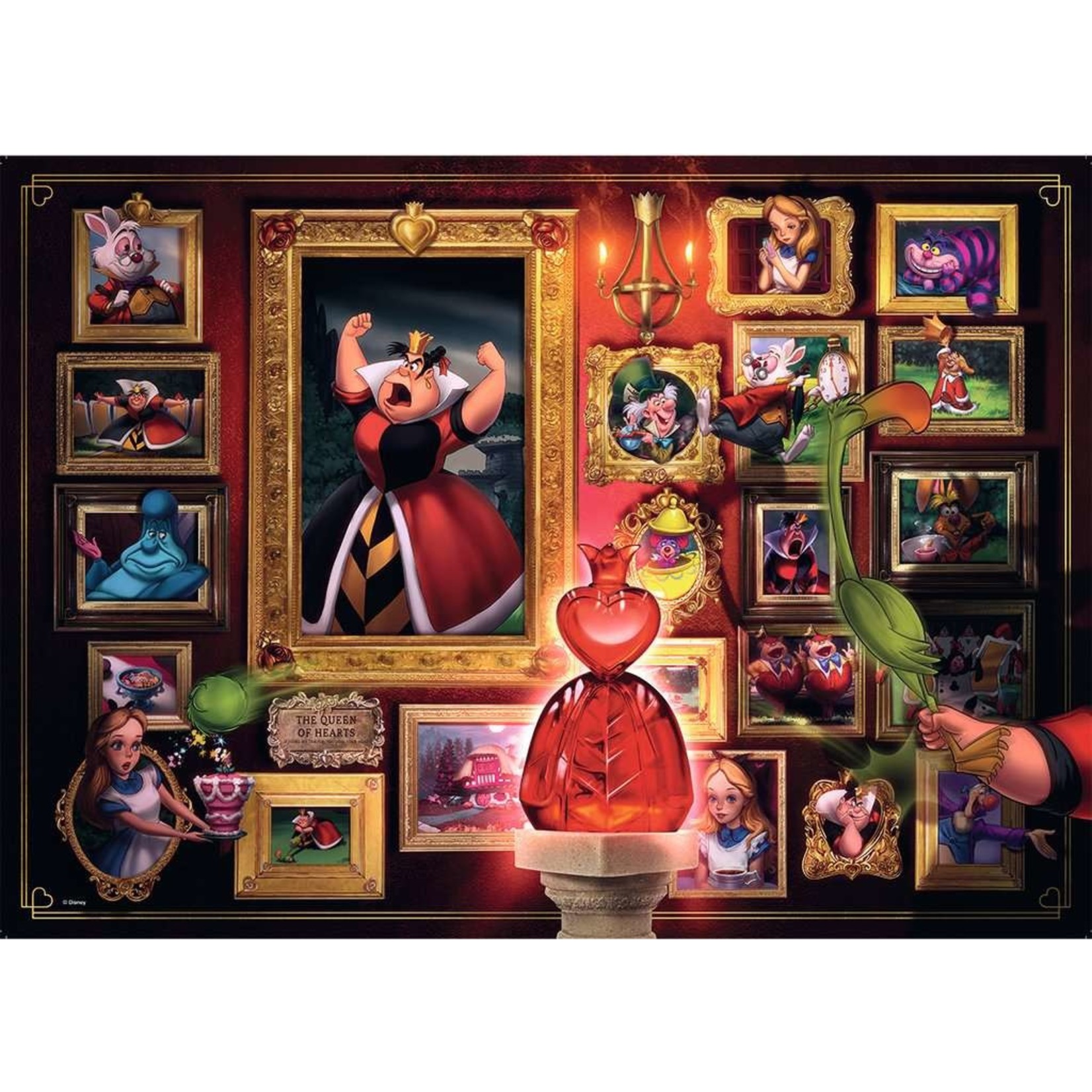 Disney Villainous: Queen of Hearts 1000 Piece Puzzle