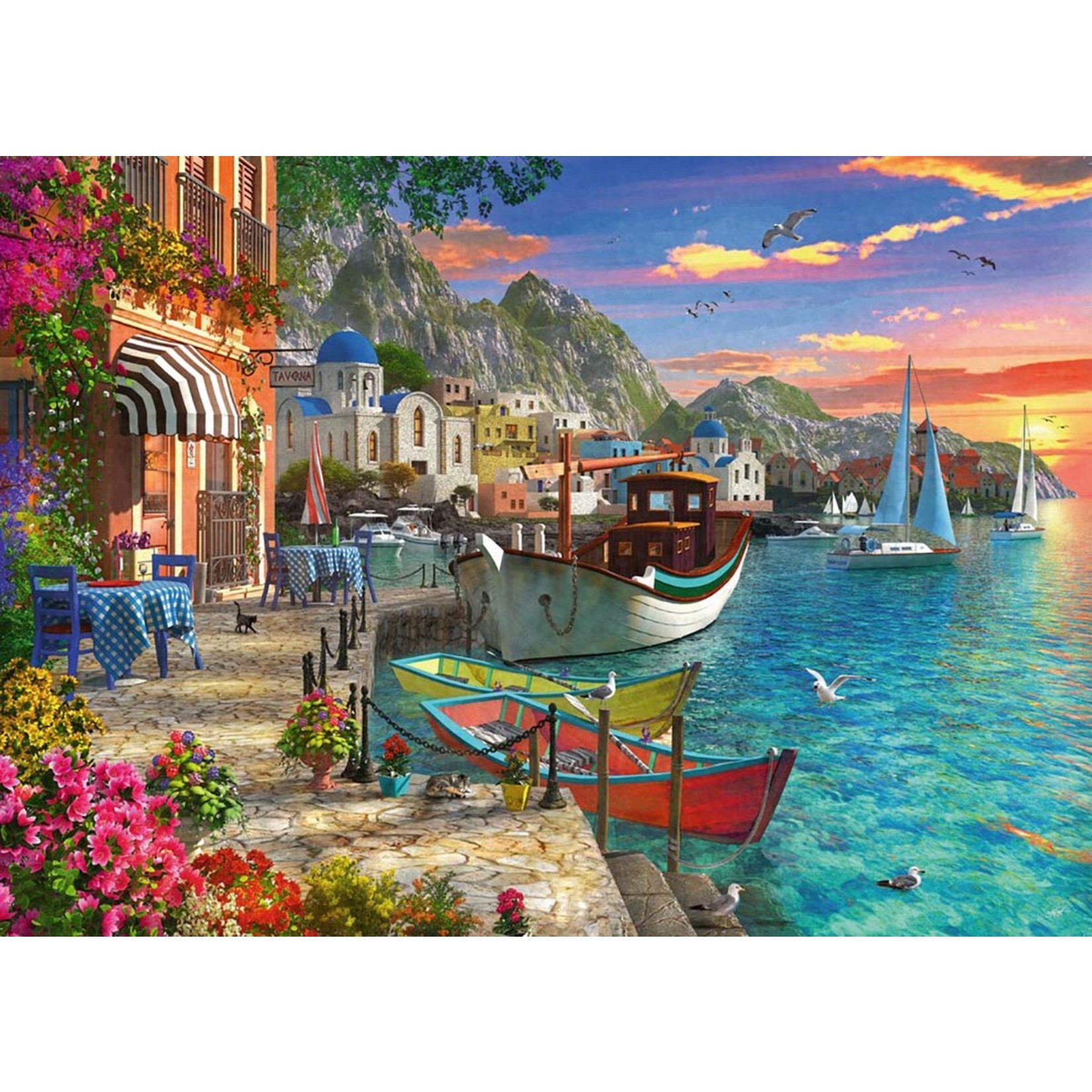Grandiose Greece 1000 Piece Puzzle