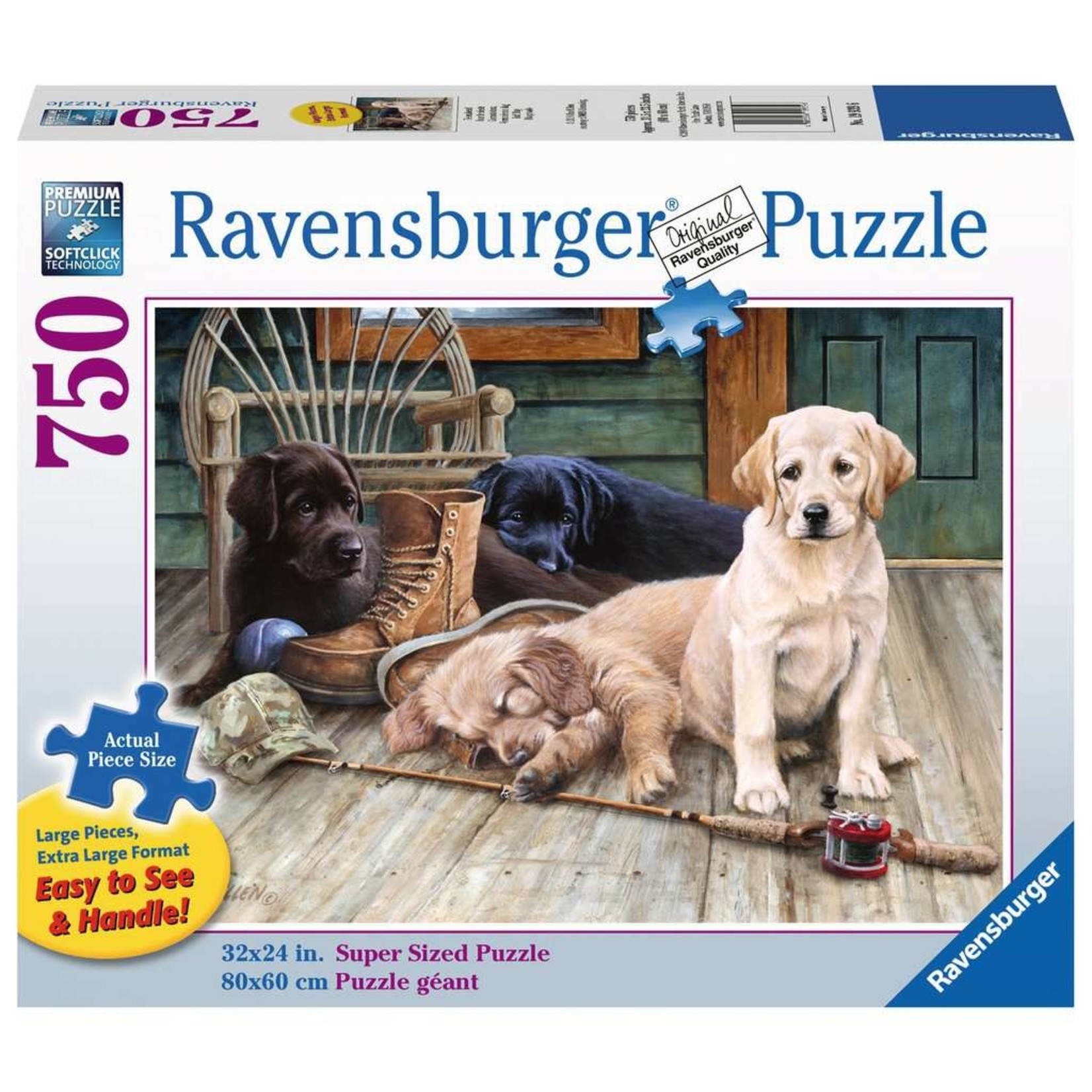 Ruff Day 750 Piece Large Format Puzzle