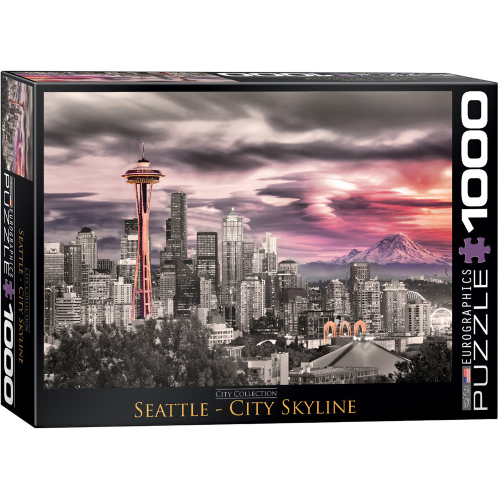 Seattle City Skyline 1000 Piece Puzzle