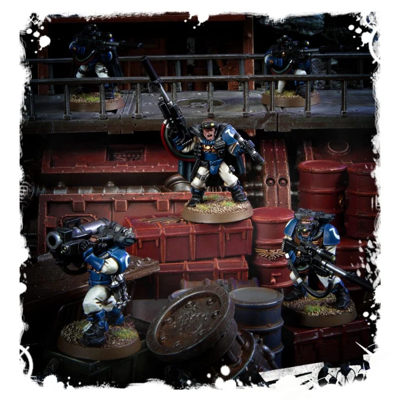40K: Space Marines - Scouts with Sniper Rifles