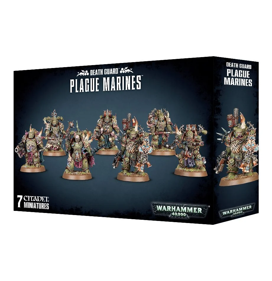ミリタリー Warhammer40K/DEATH GUARD PLAGUE MARINES WH40K Death Guard Plague Marines - The Wandering Dragon Game
