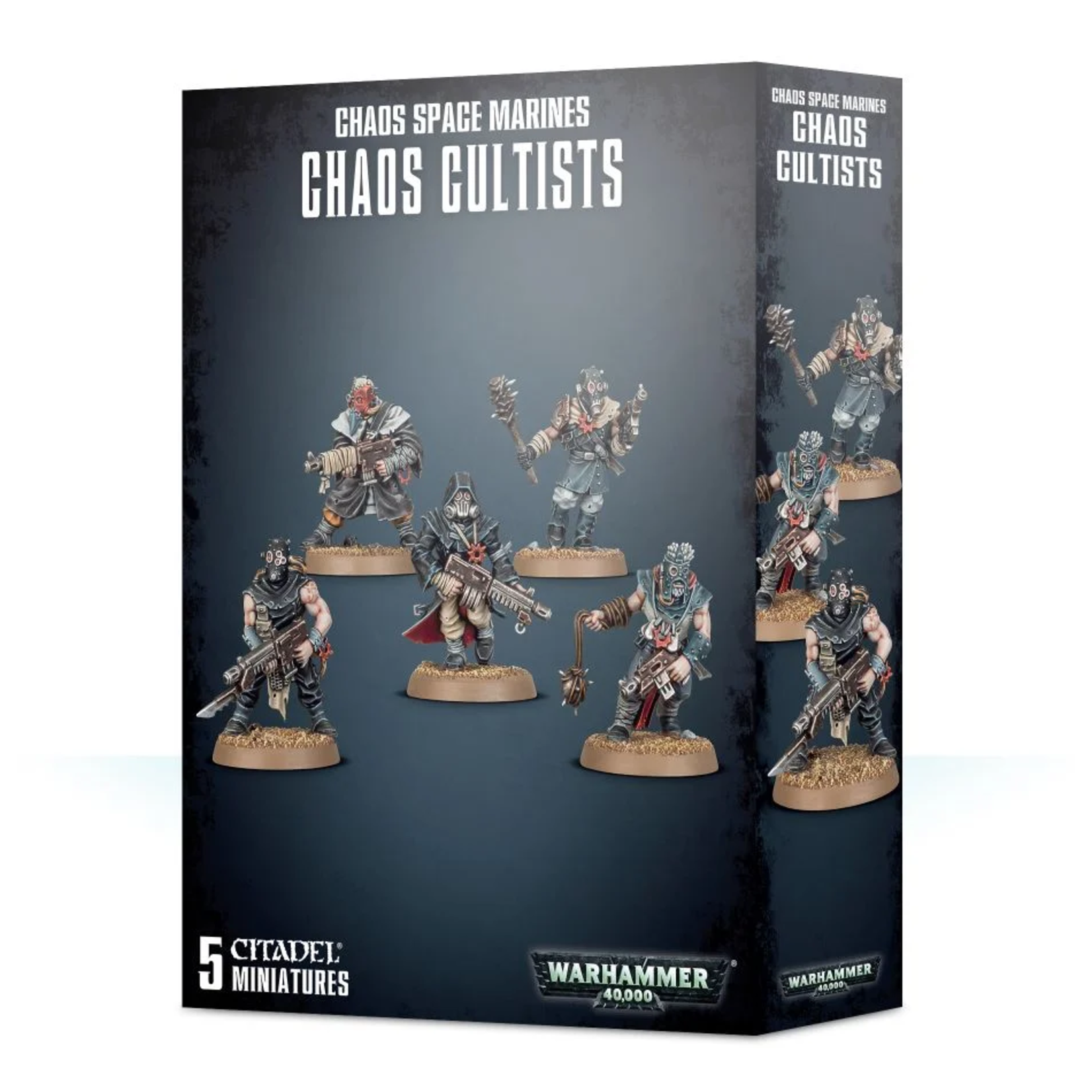 40K: Easy to Build Chaos Space Marines Chaos Cultists