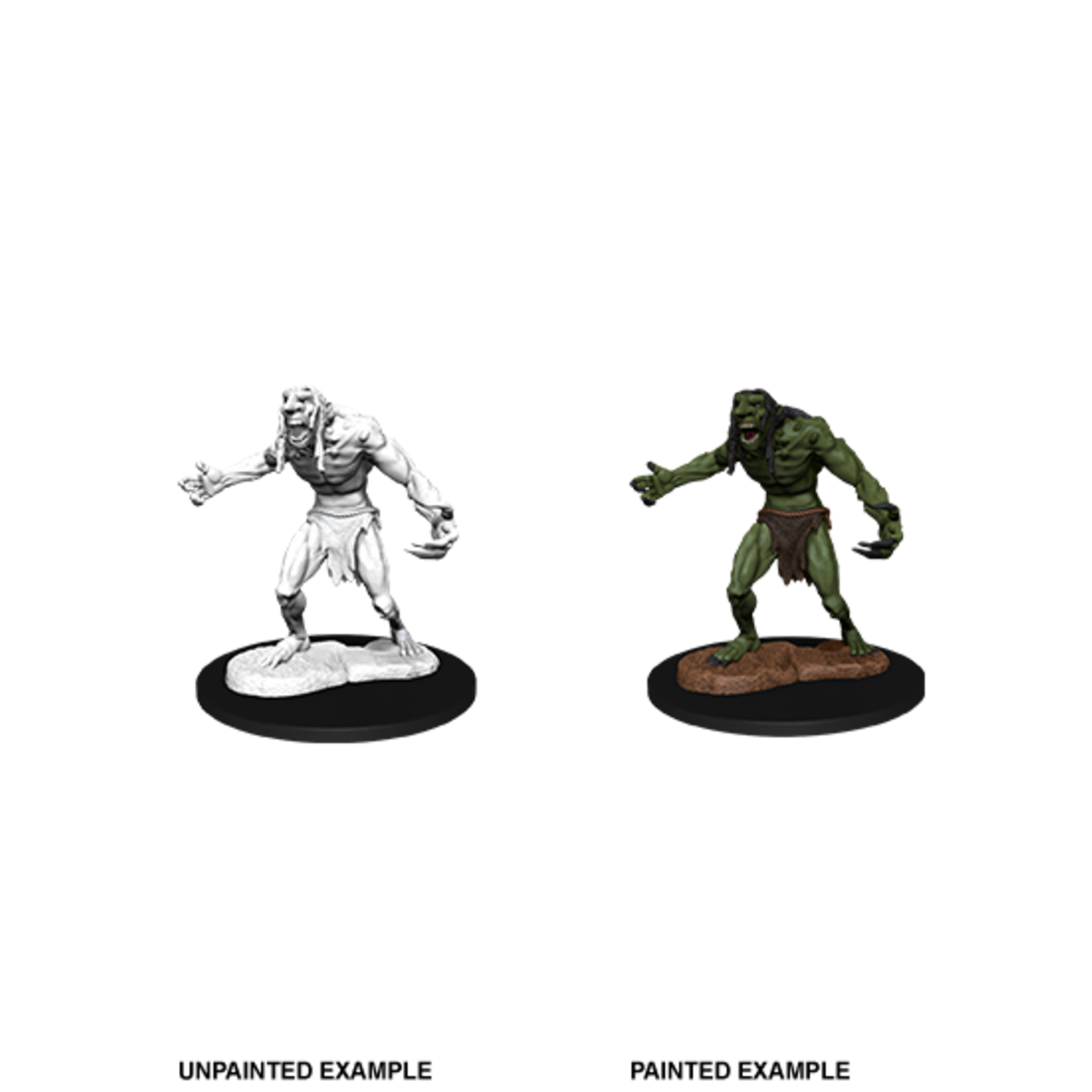 Unpainted Minis D&D | Raging Troll | W12 | 90081