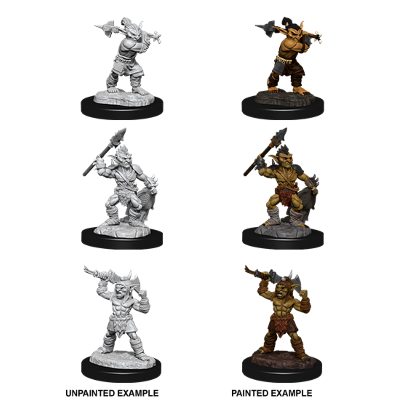 Unpainted Minis D&D | Goblins & Goblin Boss | W12 | 90063