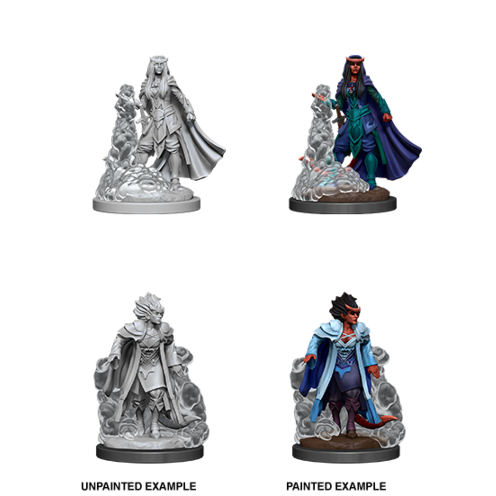 Unpainted Minis D&D | Tiefling Sorcerer Female | W12 | 90059