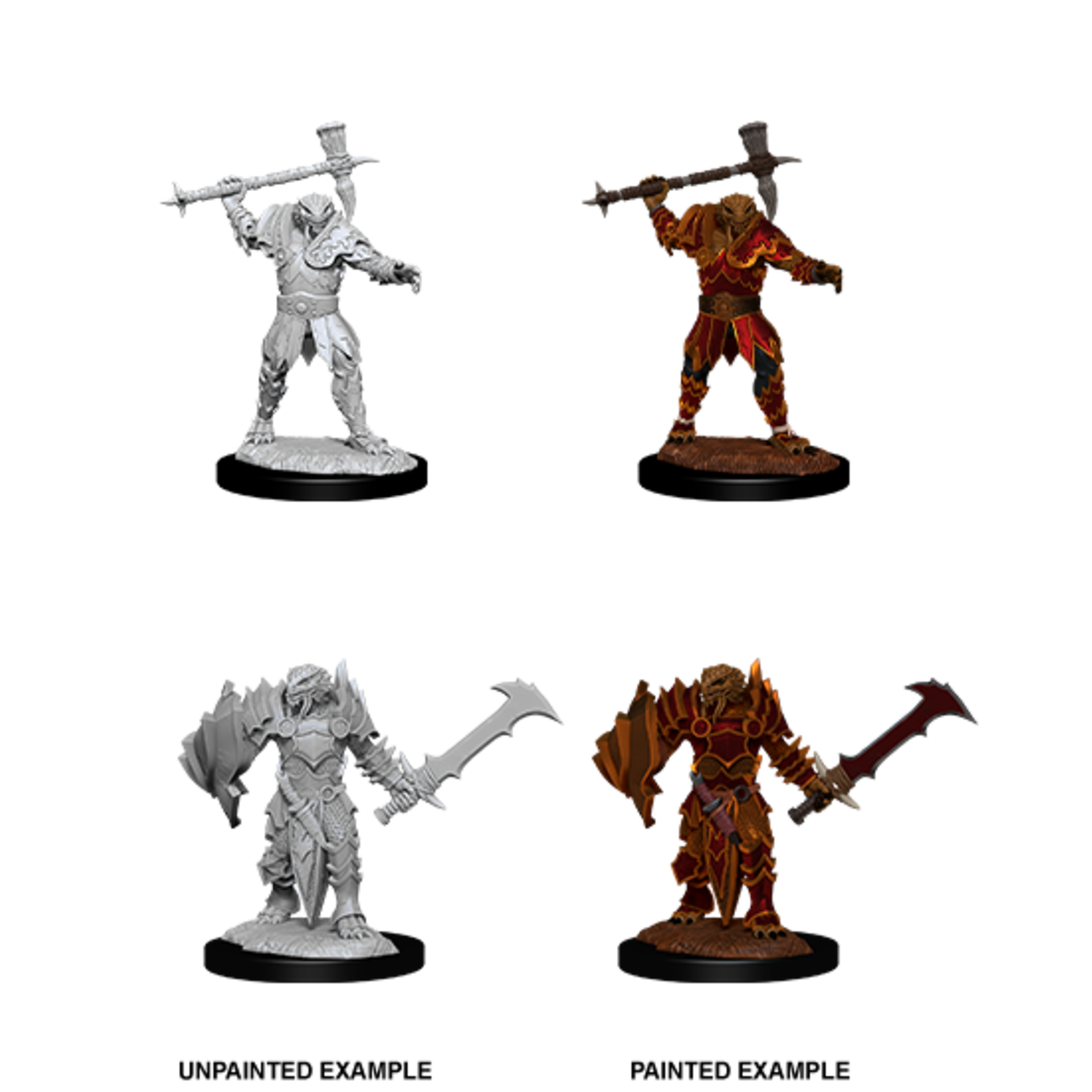 Unpainted Minis D&D | Dragonborn Paladin Male | W12 | 90057