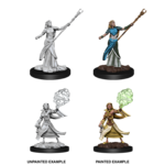 Unpainted Minis D&D | Elf Sorcerer Female | W12 | 90054