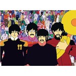 Beatles Yellow Submarine 500 Piece Shaped Box Puzzle