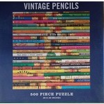 Vintage Pencils 500 Piece Puzzle