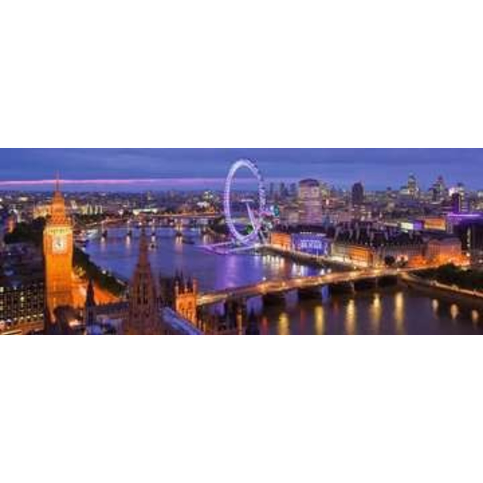 London at Night 1000 Piece Panorama Puzzle