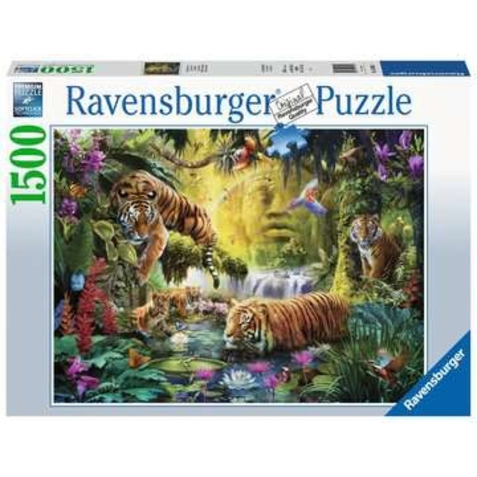 Tranquil Tigers 1500 Piece Puzzle