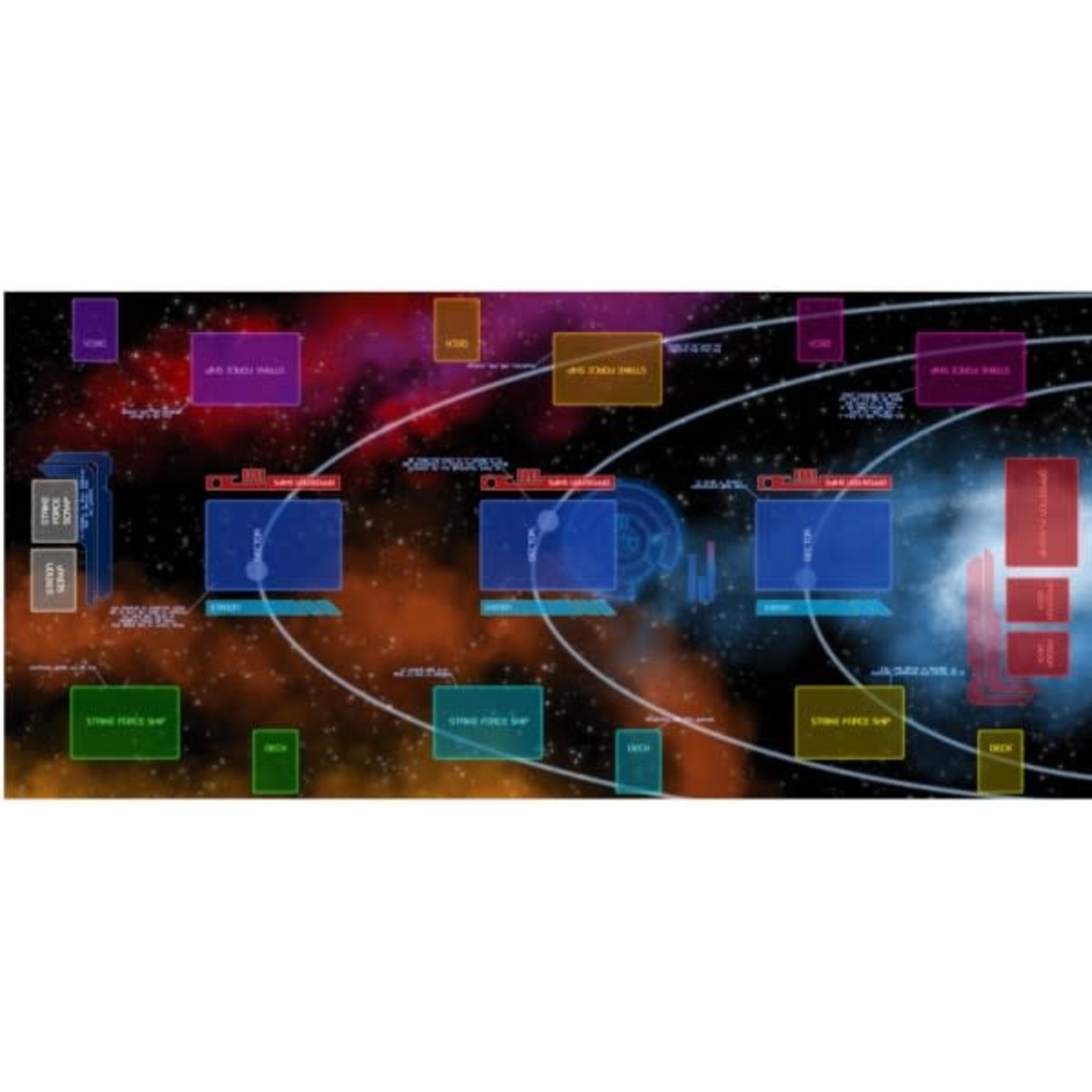 Galactic Strike Force: Game Mat Dragon Cache Game