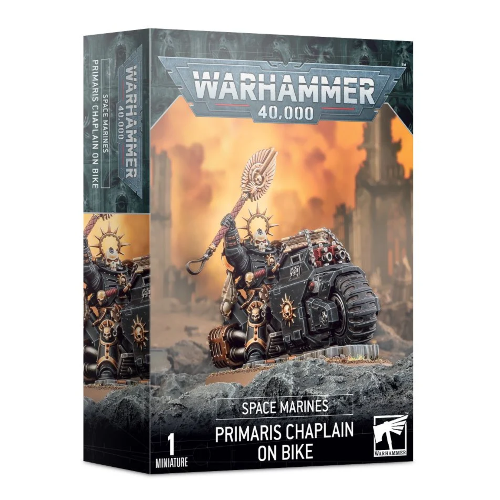 40K: Space Marines - Primaris Chaplain on Bike