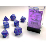 Chessex Speckled Dice: Silver Tetra | 7 Die Polyhedral Set | 25347