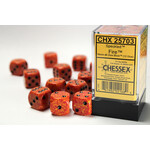 Chessex Speckled Dice: Fire | 16mm d6 Dice Block | 25703