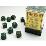 Chessex Opaque Dice: Dusty Green / copper | 12mm d6 Dice Block | 25815